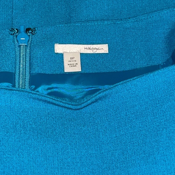Halogen Teal Pencil Skirt - Picture 3 of 6